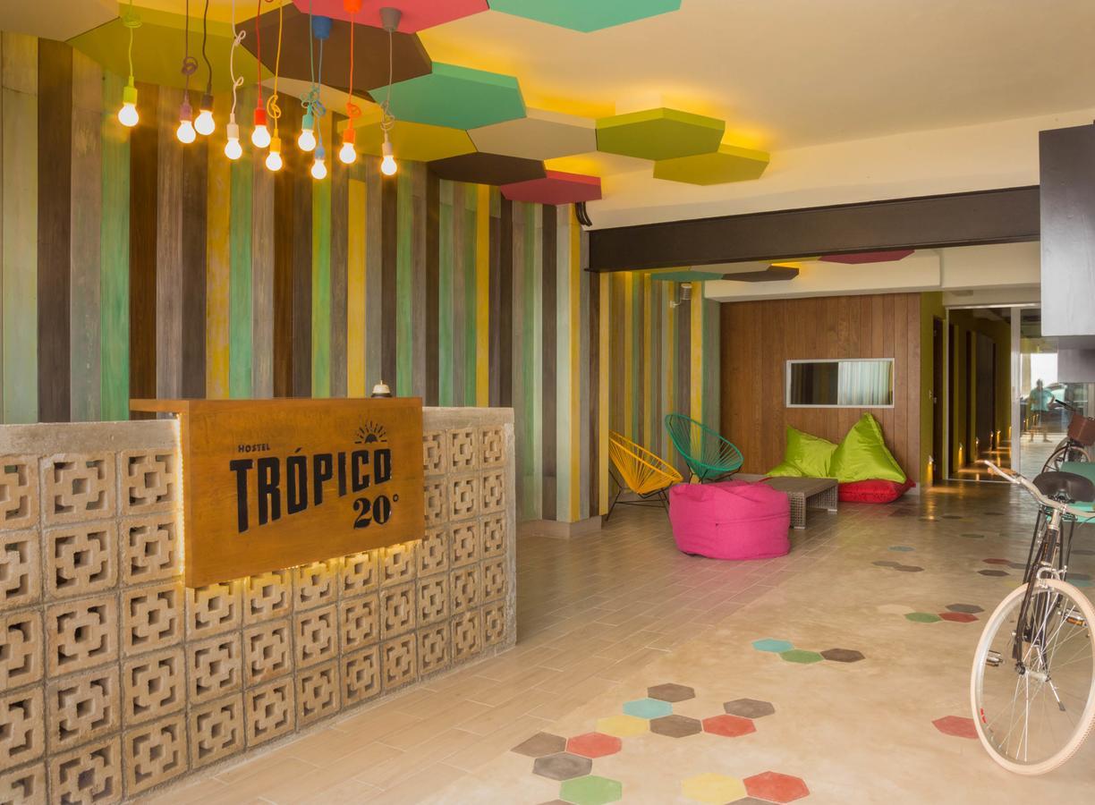 Hostel Frente Al Mar Tropico 20º 科苏梅尔 外观 照片